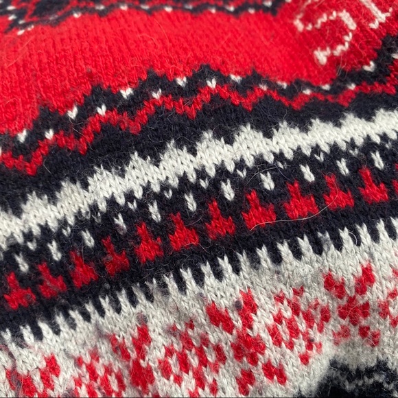 🎄 H&M ‘SANTA BABY’ NAVY MULTI CHRISTMAS KNIT MIDI DRESS! - Picture 8 of 11